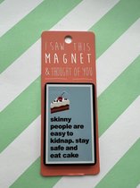Koelkast magneet - Magnet - Skinny people - MA155