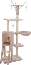 Bol.com Topmast Krabpaal - Kattenpaal - SARA - 50 x 35 x 138 cm - Beige aanbieding