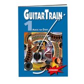 Guitar Train 1 met CD en plectrums, gitaarboek voor beginners met online video's