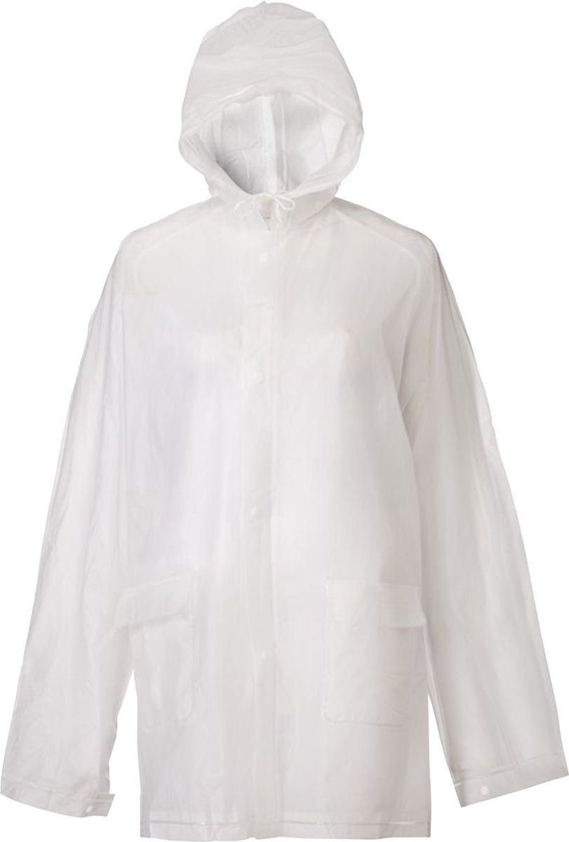 regenponcho voor volwassen lichtgewicht waterdicht zwart
