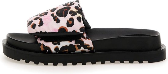 Guess Fabetzy Dames Slippers - Leopard - Maat 37