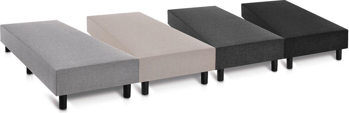 Boxspring Amsterdam Boxspring 90x210 Zwart - afbeelding 3