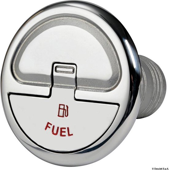 Osculati RVS quick lock Tankdop Fuel recht model Ø38mm