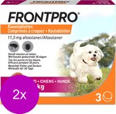 Frontpro Hond - Anti vlooien en tekenmiddel - 2 x >2-4 Kg Small