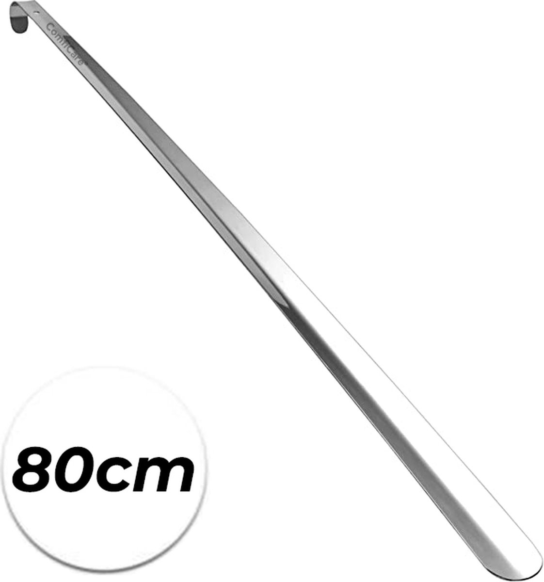 ComfiCare® Schoenlepel Extra Lang 80cm - Extra Stevig RVS - Schoentrekker - Schoenlepel metaal - Schoenlepel Lang - Premium RVS