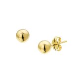 Juwelier Zwartevalk - 14 karaat gouden oorknoppen 12.219/6mm