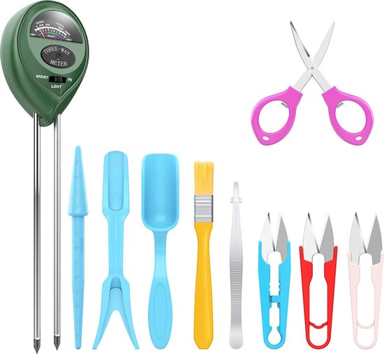 Tuingereedschap, 7-delige tuingereedschapset, lichtgewicht