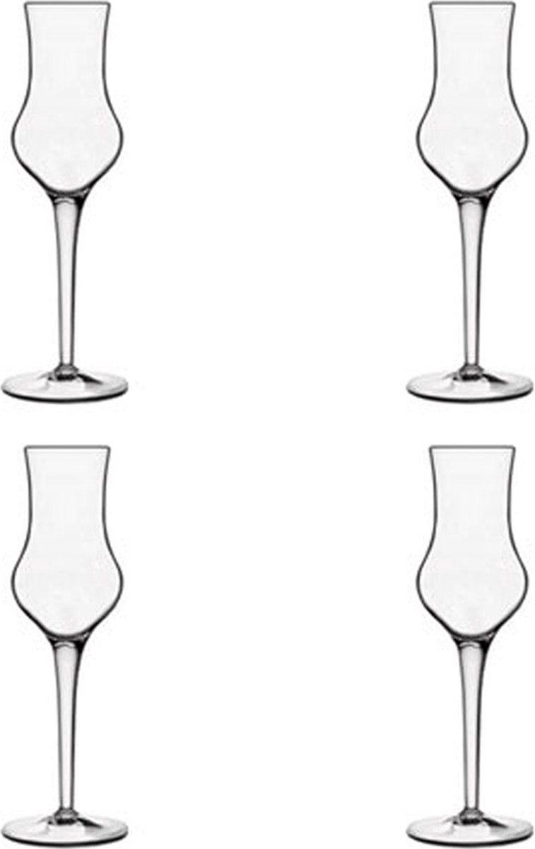 Luigi Bormioli Michelangelo - Grappaglas - 9,5cl - 4 stuks