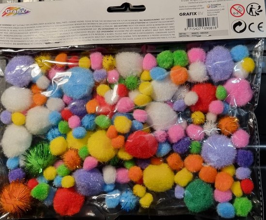 TOAOB 50 stks Pompons 20mm Diverse Pluizige Pompons Multicolor Fuzzy Ballen voor DIY Ambachten Decoraties
