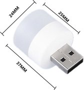 USB lampjes - USB licht - 2stuks - Warm licht - USB verlichting - USB - LED - Universeel - Nachtlampje - Reislampje