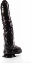 Lusty XXL Supersized Dildo - 34 x 6 cm - Uncut - Met Zuignap - Gemaakt van buigzaam PVC - Extra Grote Anaal Dildo
