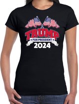 Bellatio Decorations T-shirt Trump dames - 2024 electie - fout/grappig voor carnaval XL