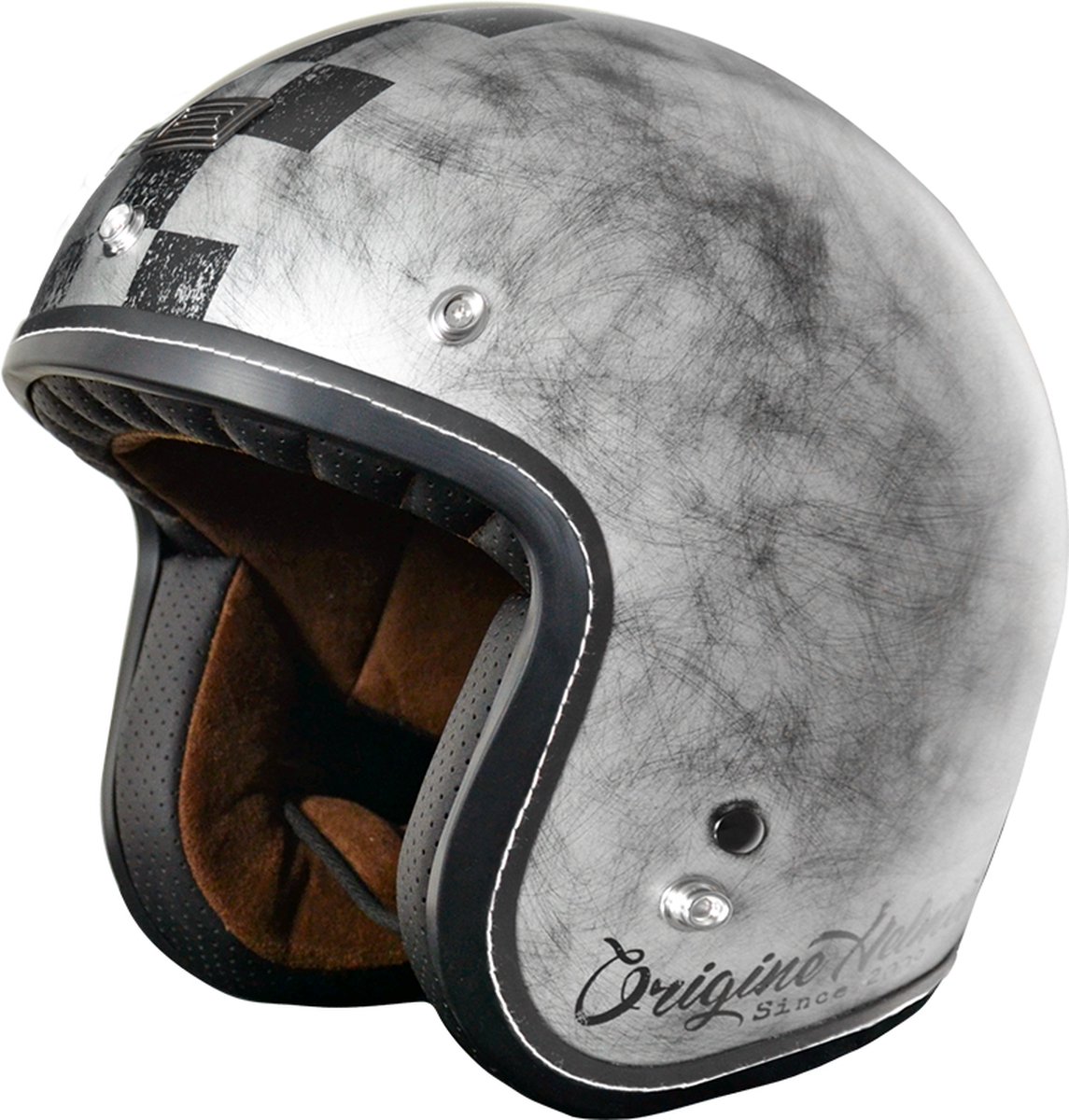Origine Primo Scacco Open Helm Zilver,Grijs XS