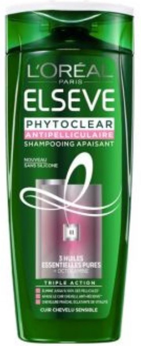 Elseve Phytoclear Anti Roos Shampoo Gevoelige huid 250 ml