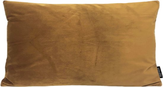 Sierkussen Velvet Goud/Bruin Long | 30 x 50 cm | Velvet/Polyester