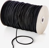 5 mtr 2mm diameet-Koord elastiek-Elastisch touw-Span elastiek-Kleding elastiek-Tentstok elastiek-Bungy koord.