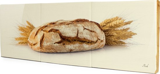 Brood - 3x1 Steigerhout Tegeltableau