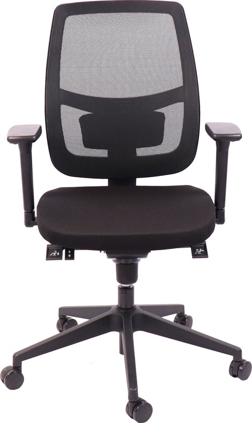 Arenbos Basis 1. Ergonomische bureaustoel met een mooie design en diverse instelmogelijkheden die van een stoel met EN-NEN 1335 normering verwacht wordt.