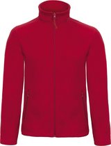 Fleecevest 'ID.501 Micro Fleece Full Zip' Maat XXL Rood