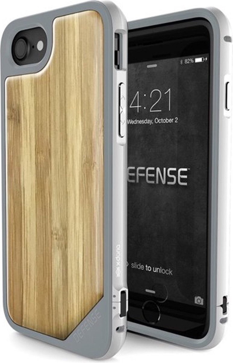 X-Doria Defense Lux cover - bamboo - geschikt voor iPhone SE 2020/2022 en 7/8