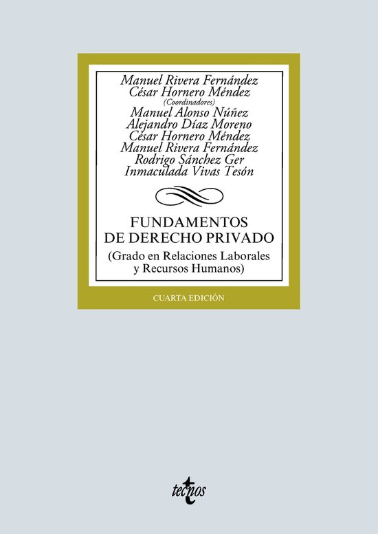 Derecho Biblioteca Universitaria De Editorial Tecnos Fundamentos De Derecho