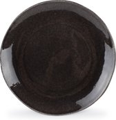 Salt&Pepper Artisan plat Bord - 26,5 cm - zwart - 1 stuk