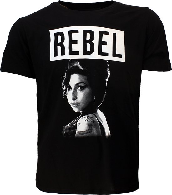 Amy Winehouse Rebel T-Shirt - Officiële Merchandise - XL