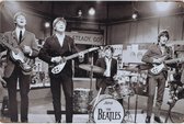 Wandbord Concert Bord - The Beatles Live In Concert On TV