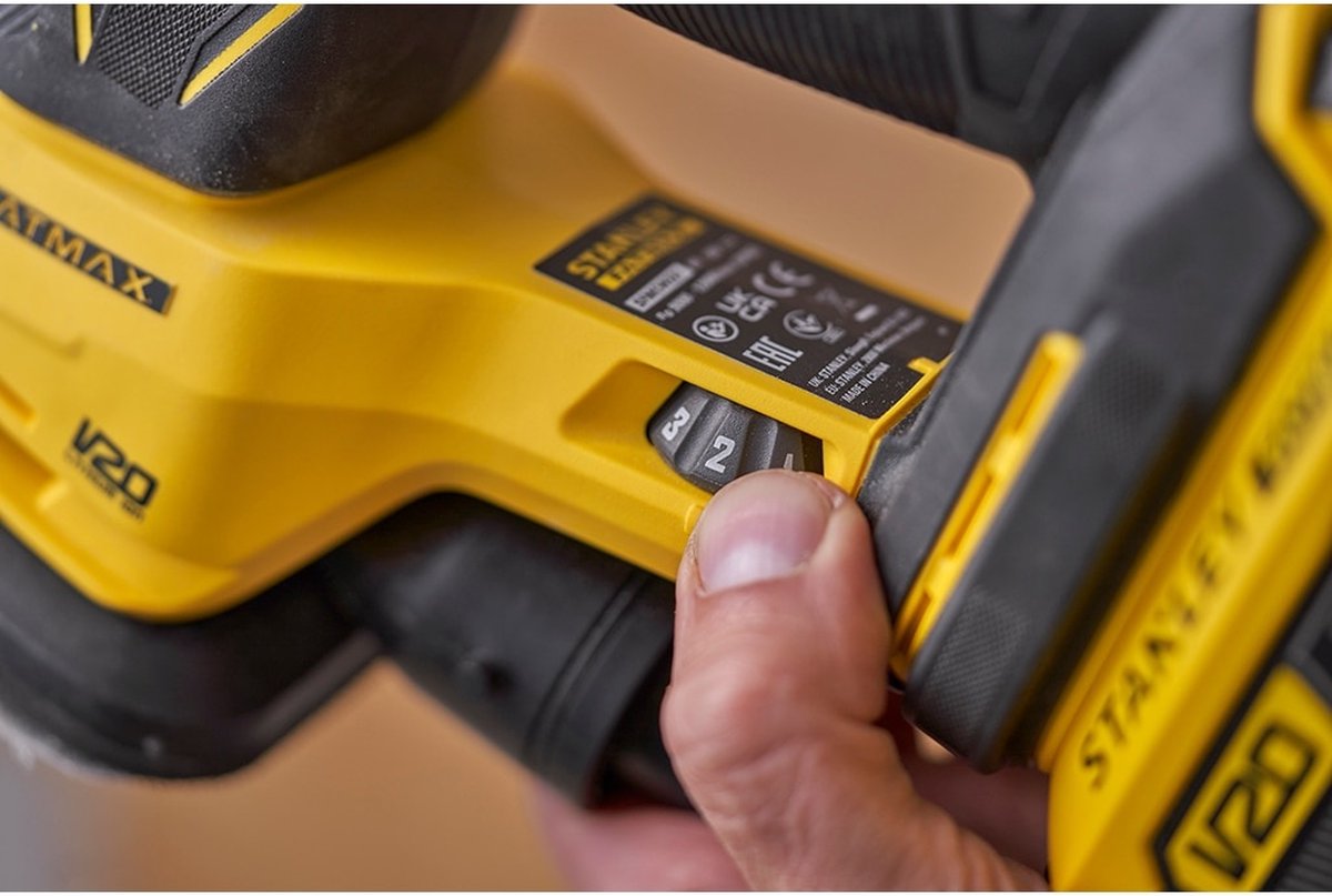 STANLEY FATMAX V20 18V Detailschuurmachine (zonder accu en lader) SFMCW221B-XJ – foto 8
