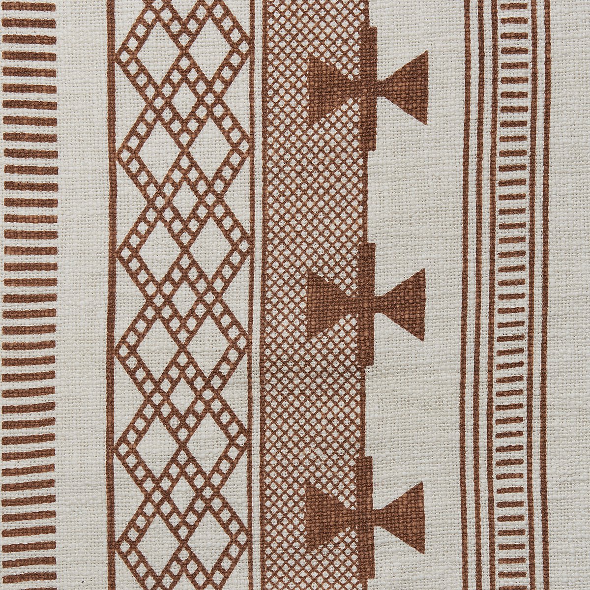 Beliani JORHAT - Plaid - Bruin - 130 x 180 cm - Katoen