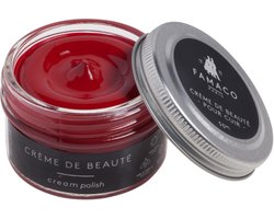 Famaco Creme de Beaute schoensmeer- 50ml - Rood (vif) (327)