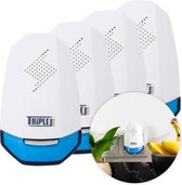 Triple J® Ultrasonische Muggenstekker - Muggenlamp - Muggen - 4-pack