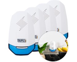 Triple J® Ultrasonische Muggenstekker - Muggenlamp - Muggen - 4-pack