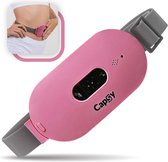 Capsy Menstruatie Warmteband - Pijnverlichting - 3 Temperatuurstanden tot 60ºC – Draadloos - Roze