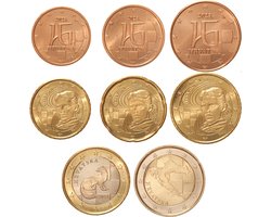 Kroatiƫ euromunten 2023 UNC jaarserie