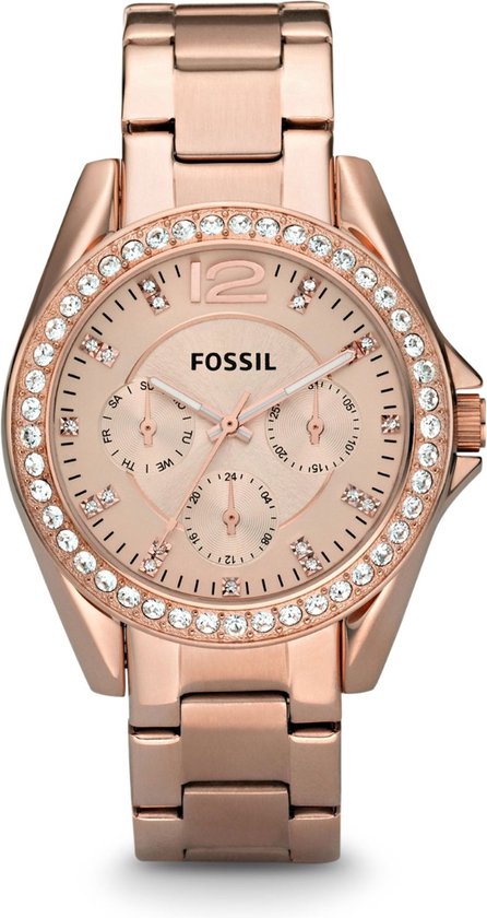 Fossil Women Multi Dial Quartz Watch Riley
