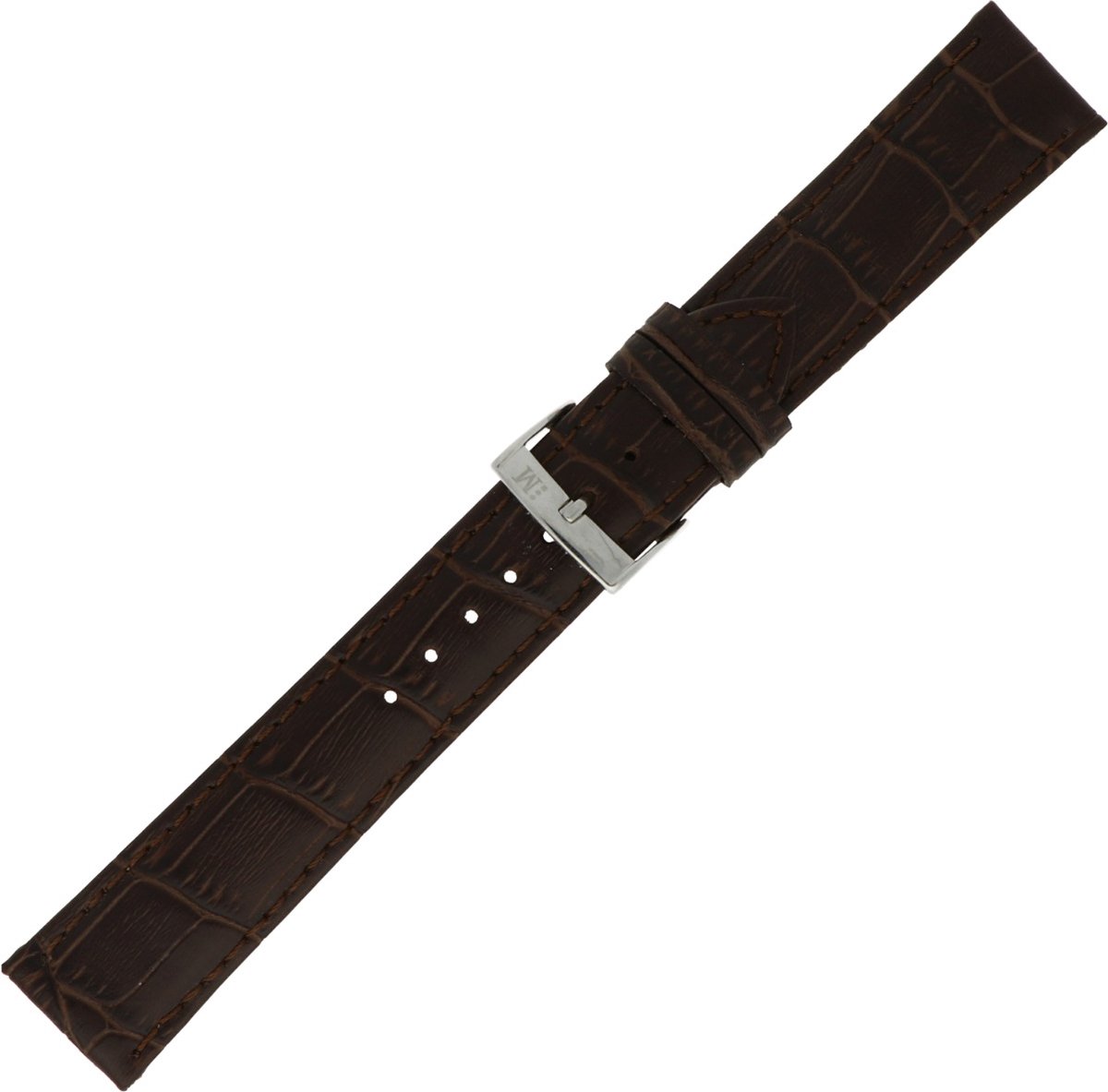 Morellato PMX032BOLLE IG Horlogebandje - Leer - Donkerbruin - 24 mm