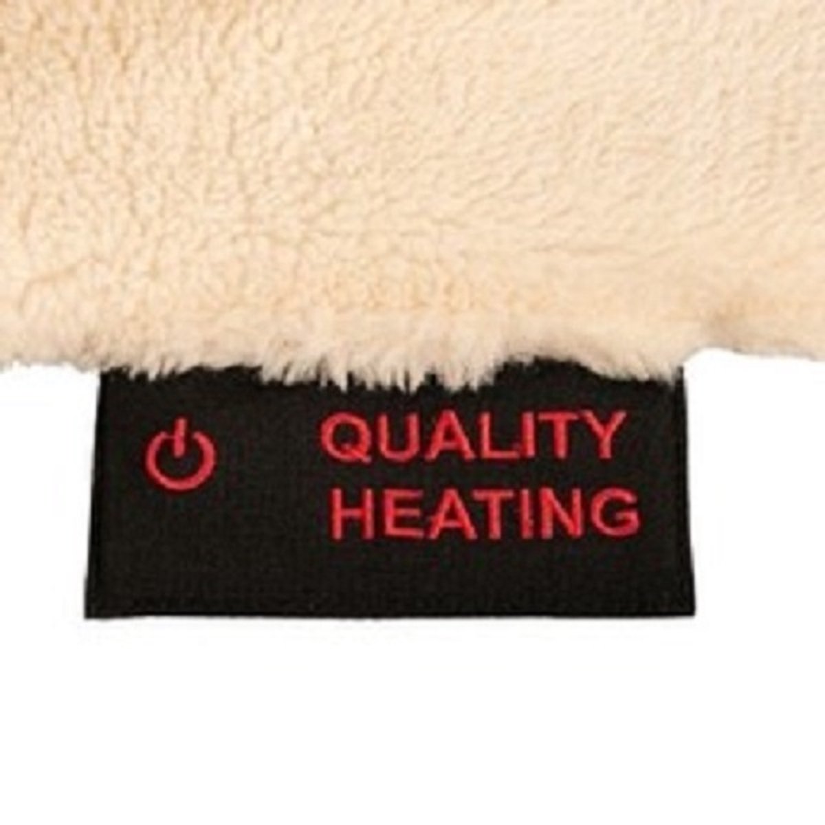 Quality Heating - Infrarood warmtedeken - Stoelverwarming - draadloos - eenvoudig oplaadbaar - Teddy off white - 3 warmte standen thumbnail 7