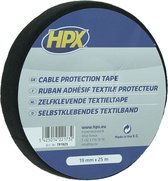 HPX Linnen Tape ZWART 19mm - 25 meter