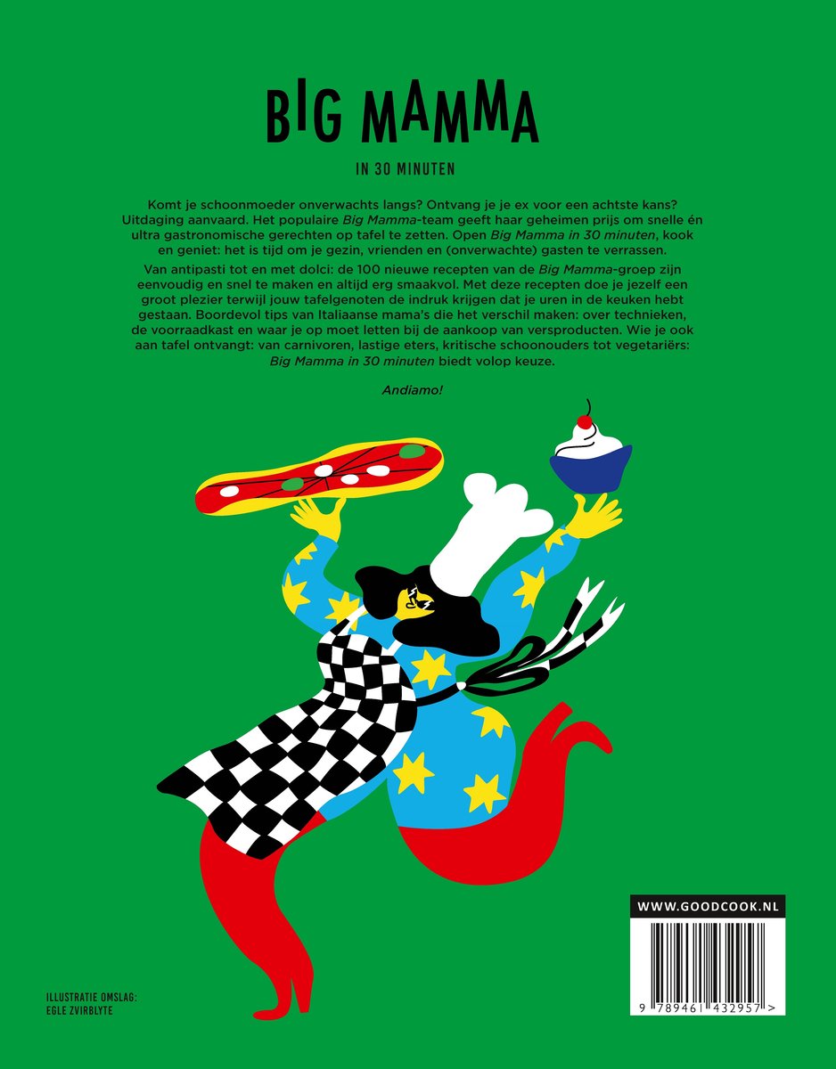 Big Mamma in 30 minuten - back cover
