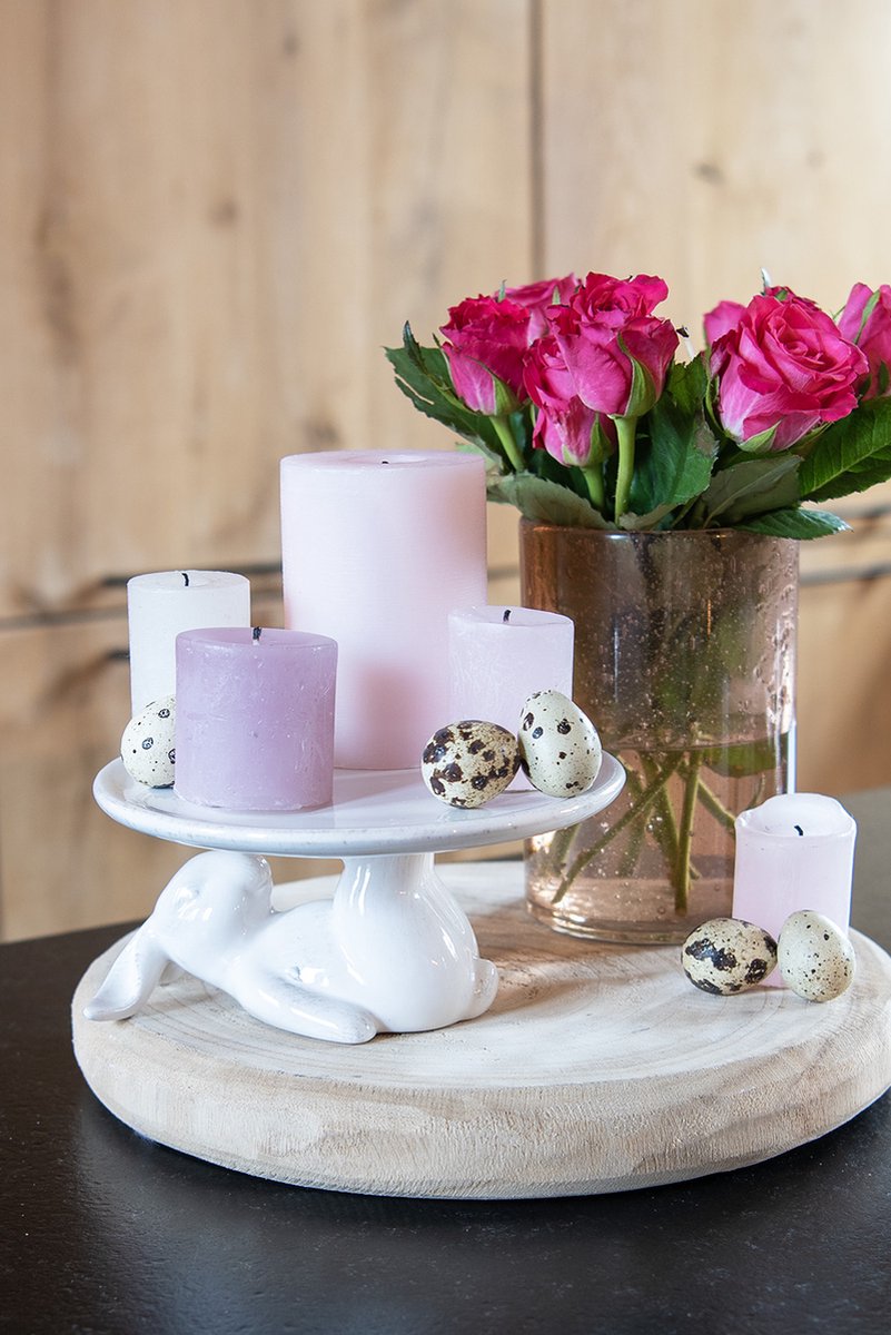 Sara Exclusive stearinlys 5 x 15 cm, Hvid - Køb de flotte LED lys fra