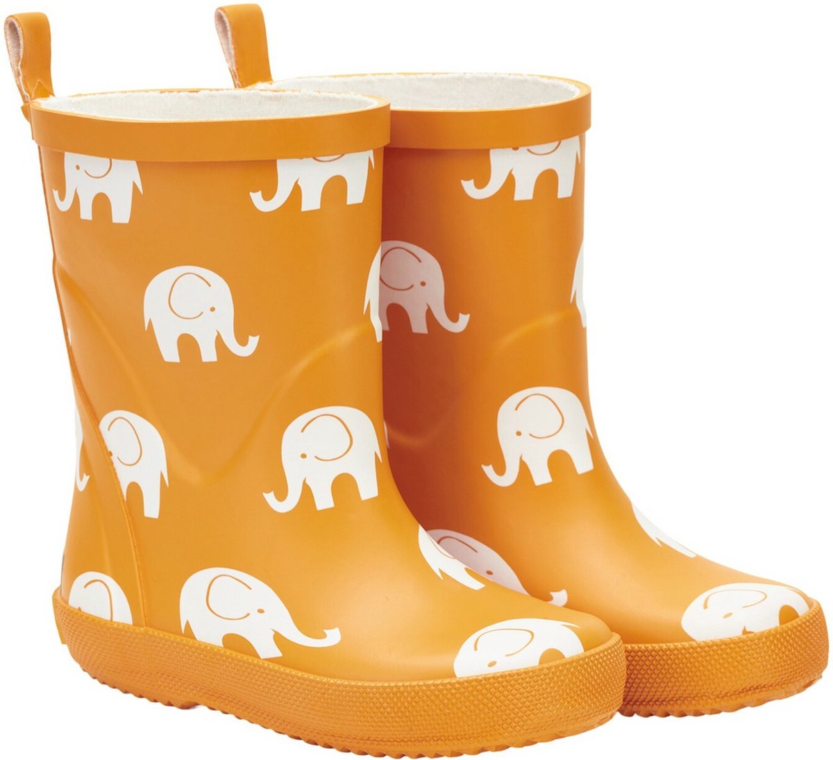 Celavi - Regenlaarzen voor kinderen - Olifant - Mineraalgeel - maat 34EU