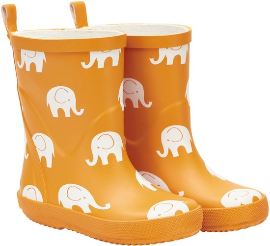 Celavi - Bottes de pluie pour femmes pour enfants - Éléphant - Jaune minéral - taille 19EU