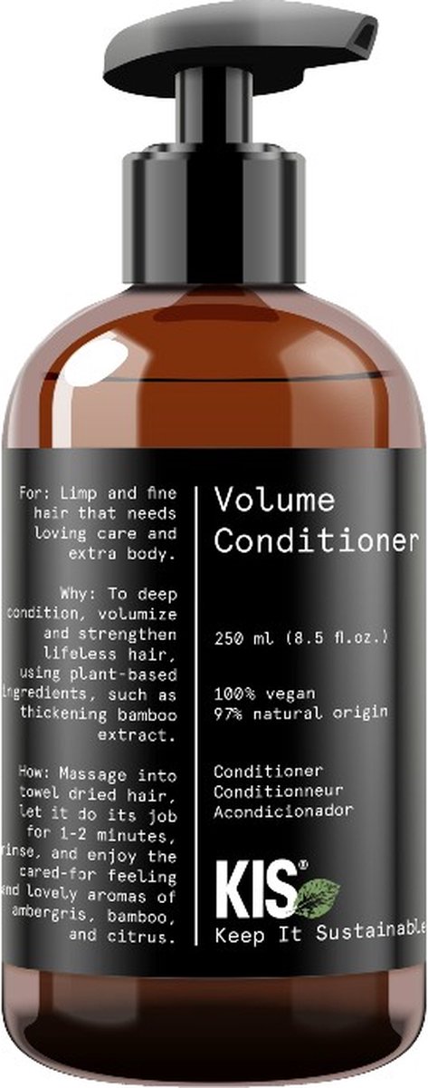 KIS Green Volume Conditioner 250 ml - Conditioner voor ieder haartype
