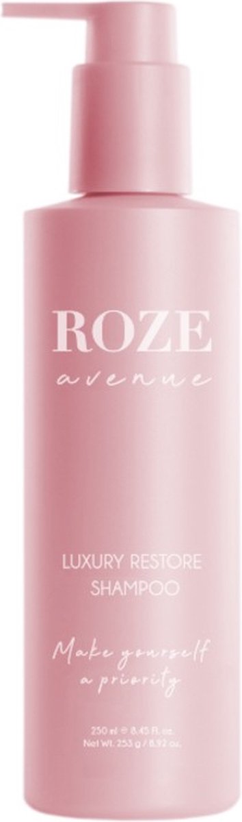 Roze Avenue Luxury Restore Shampoo 250ml - Normale shampoo vrouwen - Voor Alle haartypes
