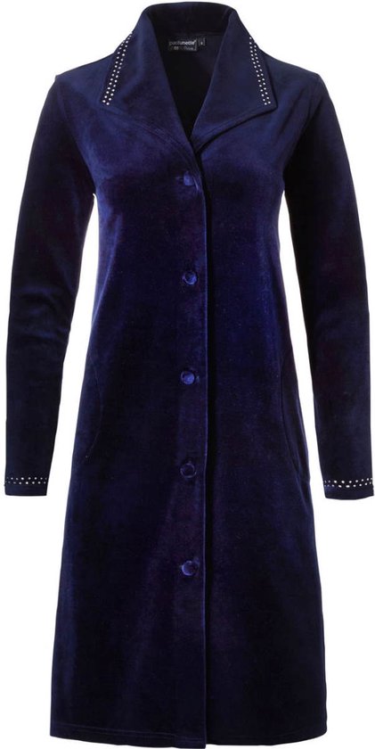 Donker blauwe dames kamerjas Pastunette - Blauw - Maat - XL