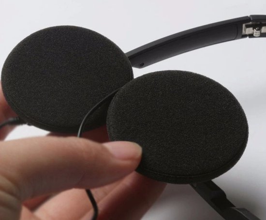 4 coussinets d'oreille en éponge pour casque en mousse souple 80 mm |  bol.com