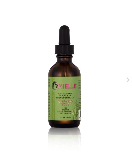 MIELLE ORGANIC Rosemary Mint Scalp & Hair Strengthening Oil 59 ml