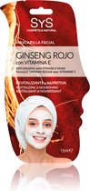 Sys Gezichtsmasker Rode Ginseng - 100% Natuurlijk - Herstellend & Hydraterend - 15ml