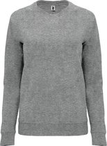 Licht Grijze dames sweater Annapurna 100% katoen merk Roly maat L